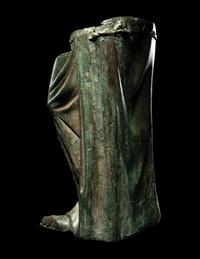 A Roman Bronze Fragmentary Statue