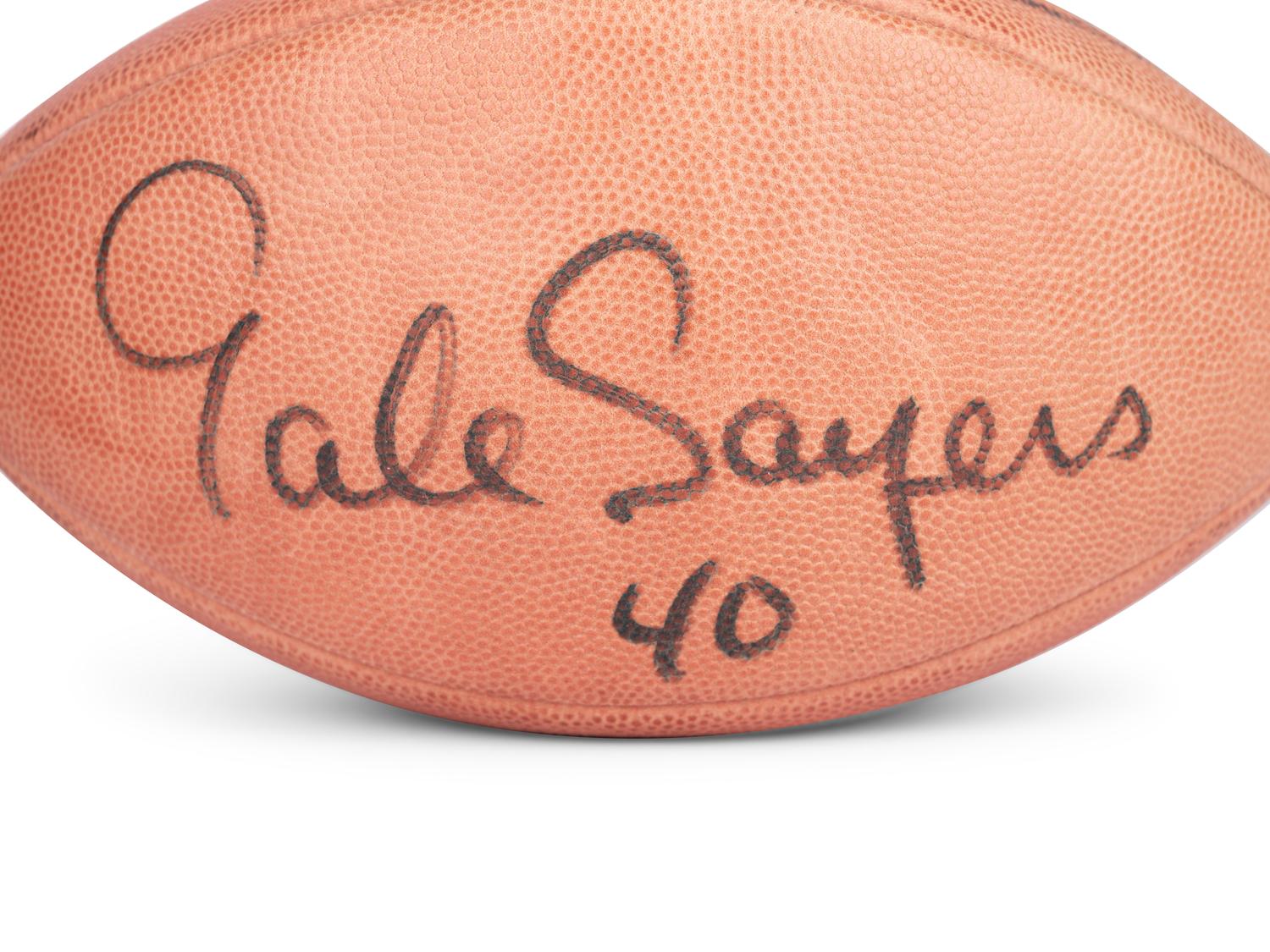 A Group of Gale Sayers Signed Autograph Items (Beckett Authentication Services BAS Certified),