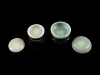 Two Jade Seal Paste Covered Boxes
