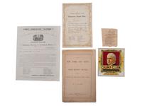 [TAMMANY HALL]. Broadsides and ephemera from the 19th-century Democratic Party, incl. Tammany Hall.