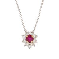 TIFFANY & CO., RUBY AND DIAMOND NECKLACE