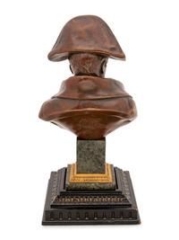 A Patinated Bronze Bust of Napoleon