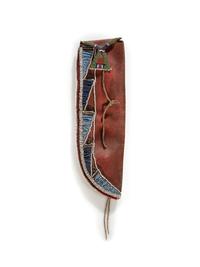 Apsáalooke [Crow] Beaded Parfleche Knife Sheath