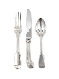 An Assembled Victorian Flatware Service
