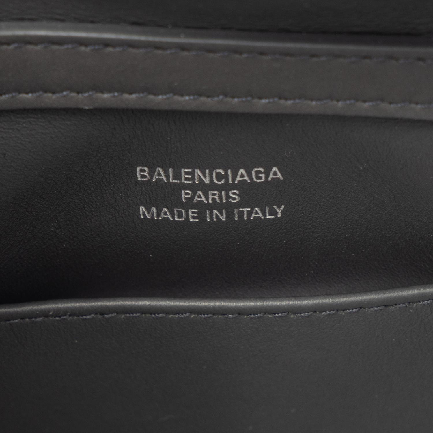 BALENCIAGA, GREY MINI RODEO BAG