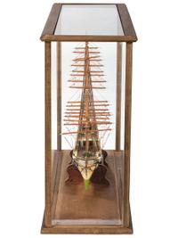 A Painted Wood Cased Scale Model of the Albatross