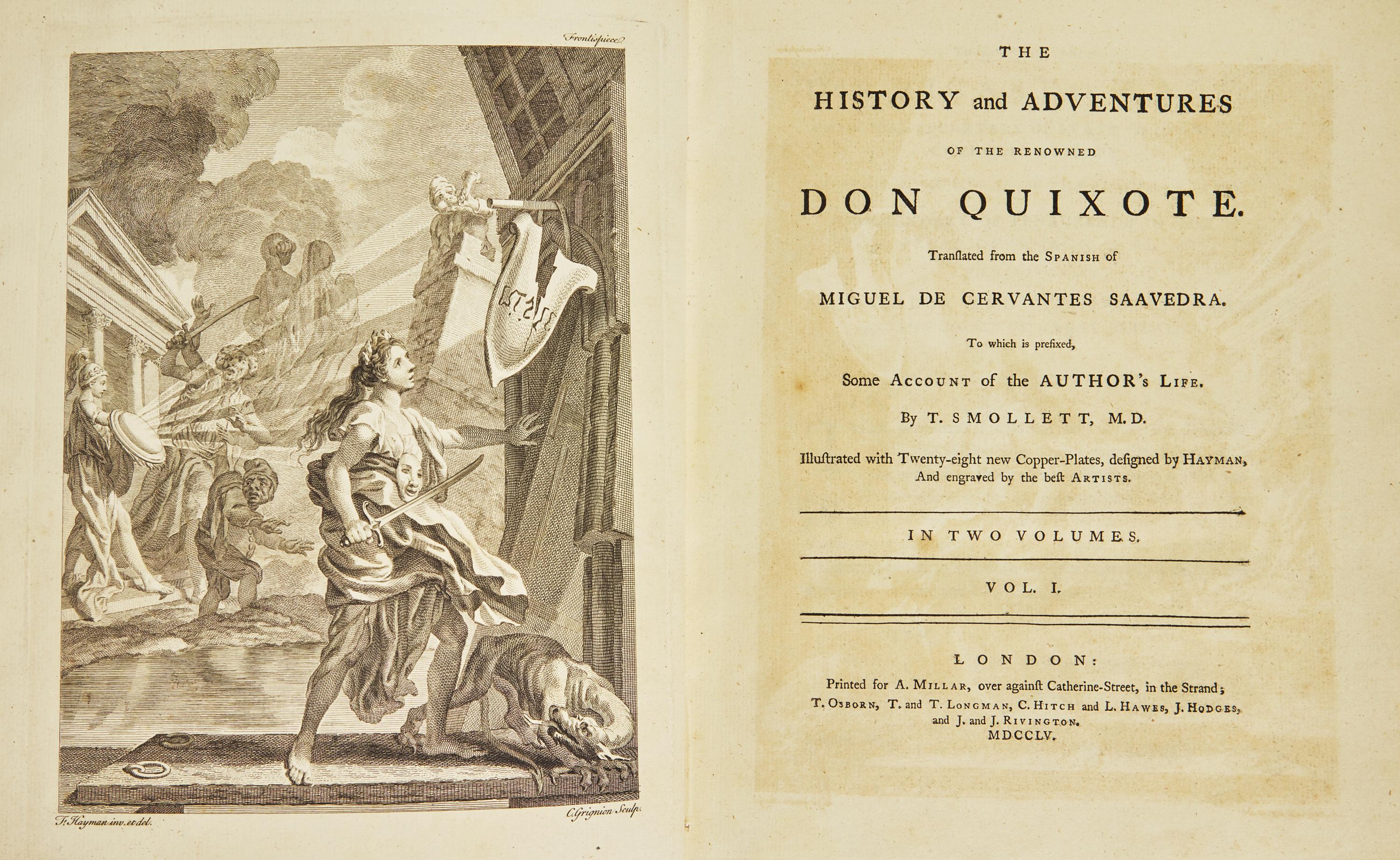 [Literature] Cervantes Saavedra, Miguel de Cervantes. The History and Adventures of the Renowned Don Quixote...