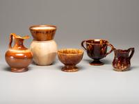 Fourteen Rockingham Glaze Articles