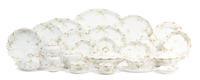 A Haviland Limoges Porcelain Dinner Service for Twelve Diameter of dinner plate 9 5/8 inches. — 20TH CENTURY