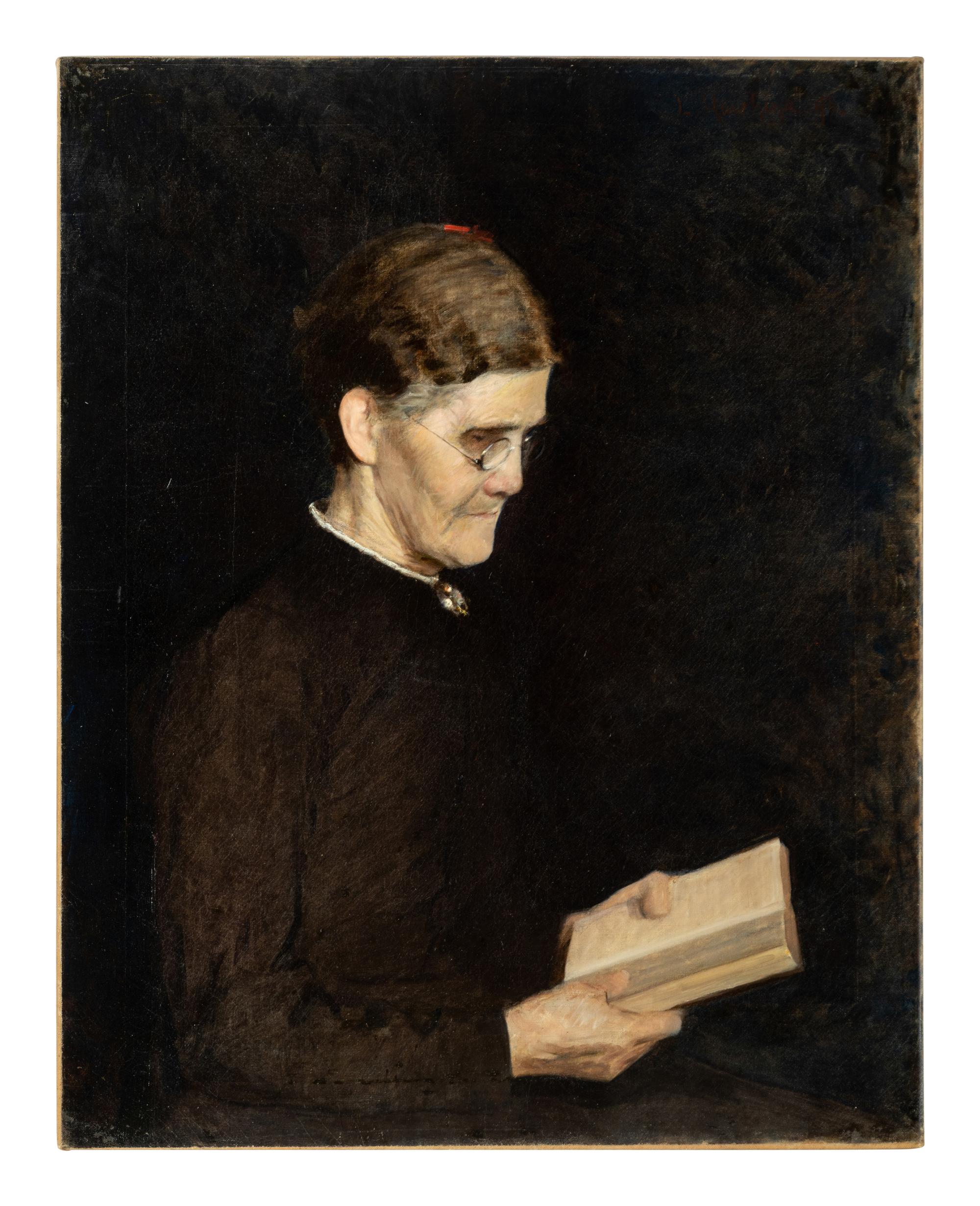 Portrait of an Elderly Woman Reading, 1894