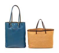Two Designer Tote Bags: One Moynat and One Fendi