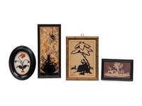 Four Framed Decorative Articles