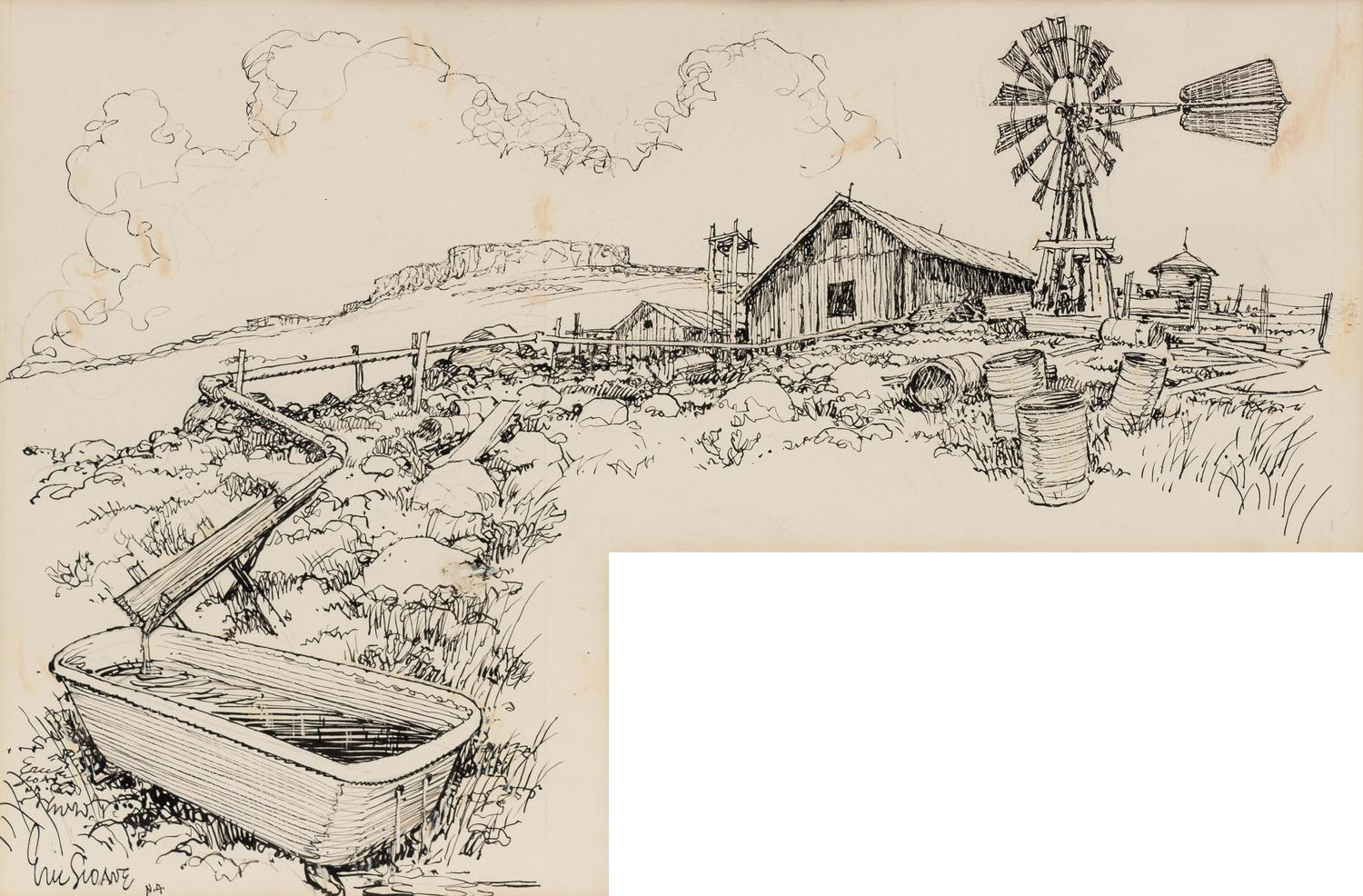 Windmill and Bathtub