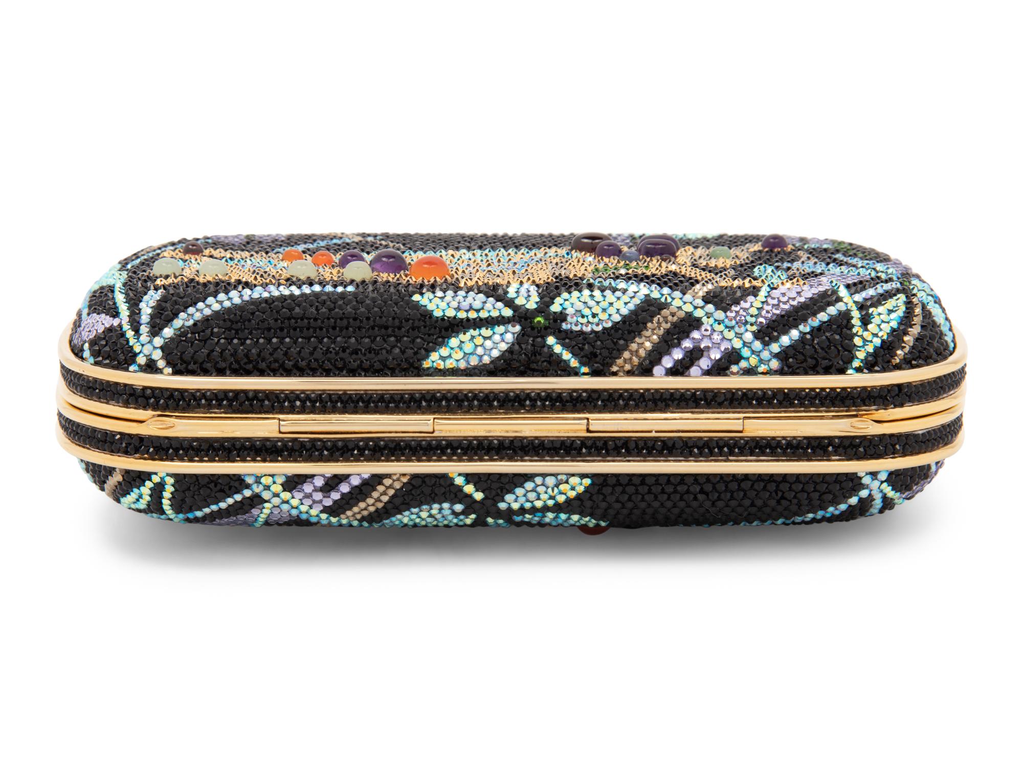 Judith Leiber Grasshopper-Themed Minaudière Clutch