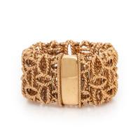 Roberto Coin, Rose Gold and Diamond Flexible Ring