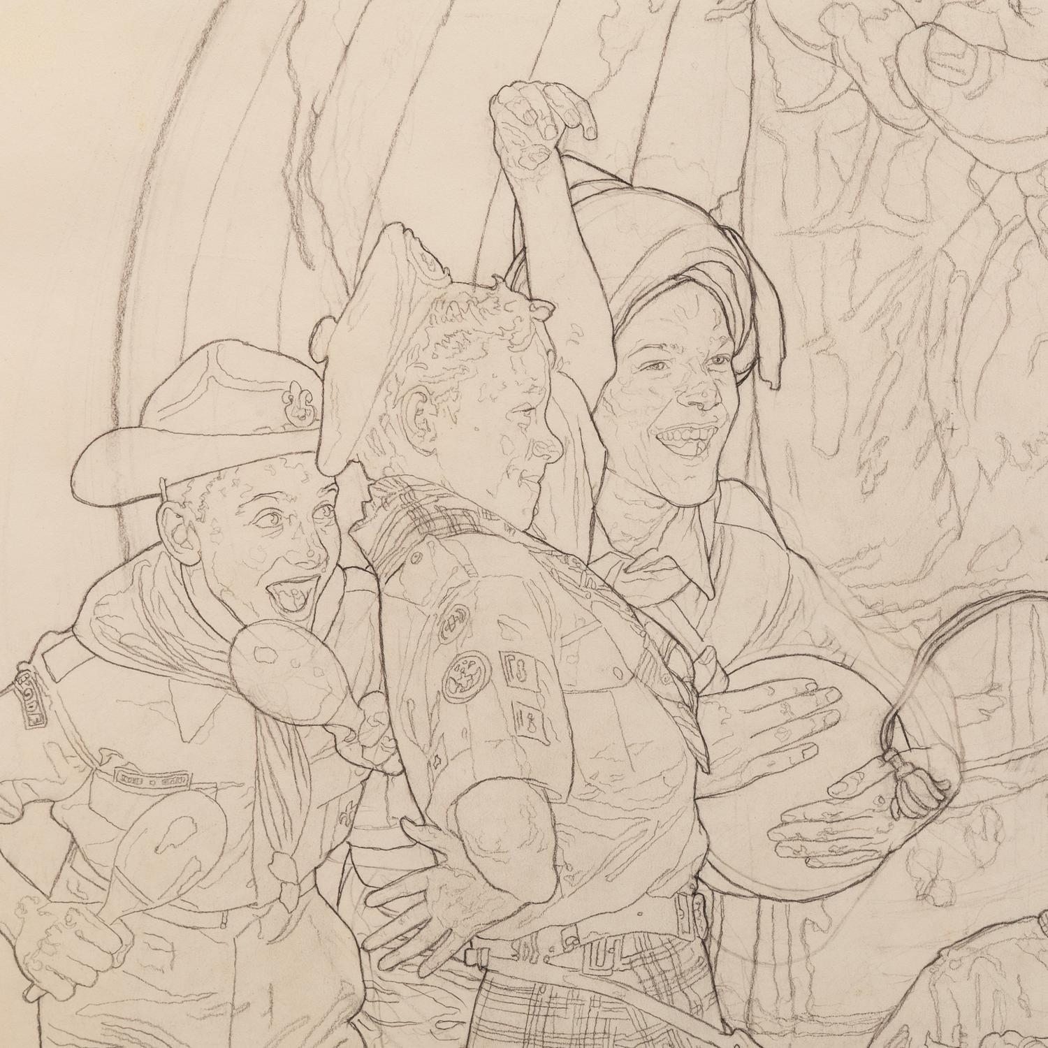 Study for "A Good Sign All Over The World," 1963