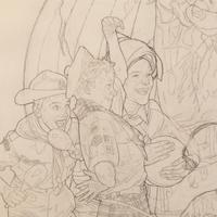 Study for "A Good Sign All Over The World," 1963