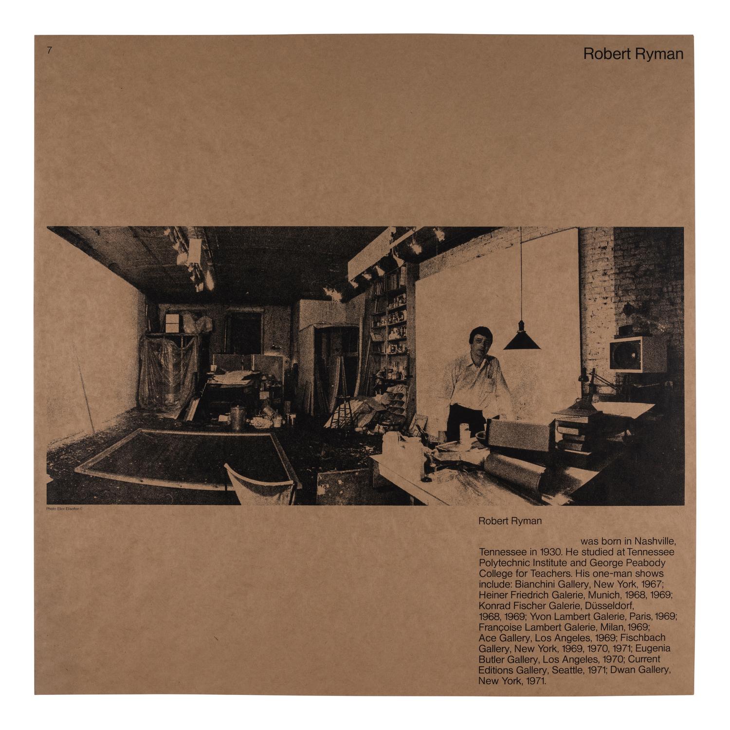 Untitled (from On the Bowery ), 1969