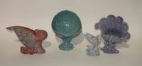 Four Haeger Pottery Articles Height of tallest 11 1/2 inches.