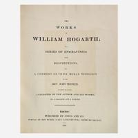[Fine Bindings] [Bennett] [Hogarth, William] The Works of William Hogarth; in a Series of Engravings: With Descriptions, and a Comment on Their Moral Tendency, by the Rev. John Trusler. To Which are Added, Anecdotes of the Author...