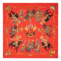 Two Hermès 90cm Silk Scarf, Carré