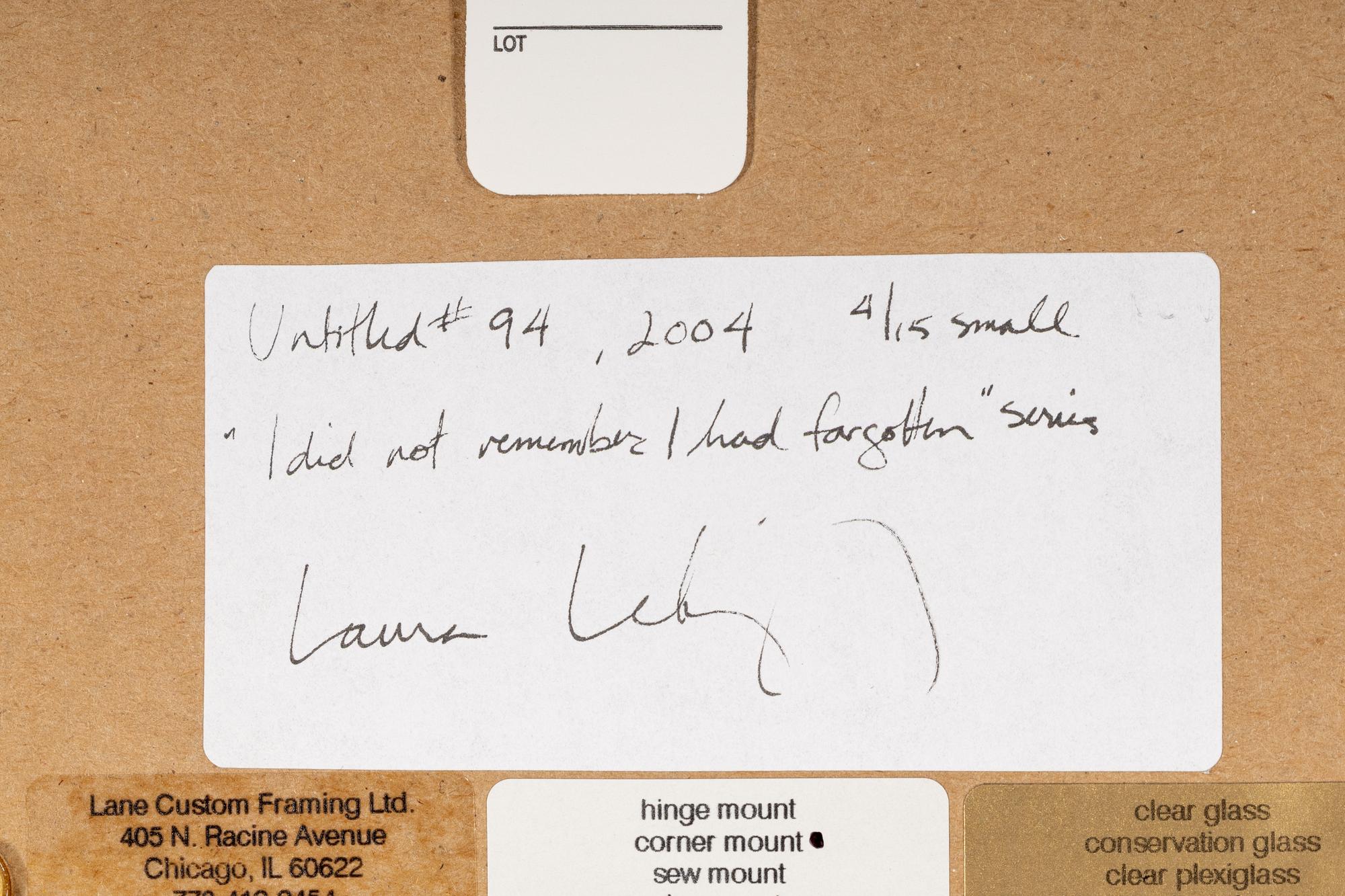 Laura Letinsky (born 1962) Untitled #94, from the series "I did not remember I had forgotten", 2004