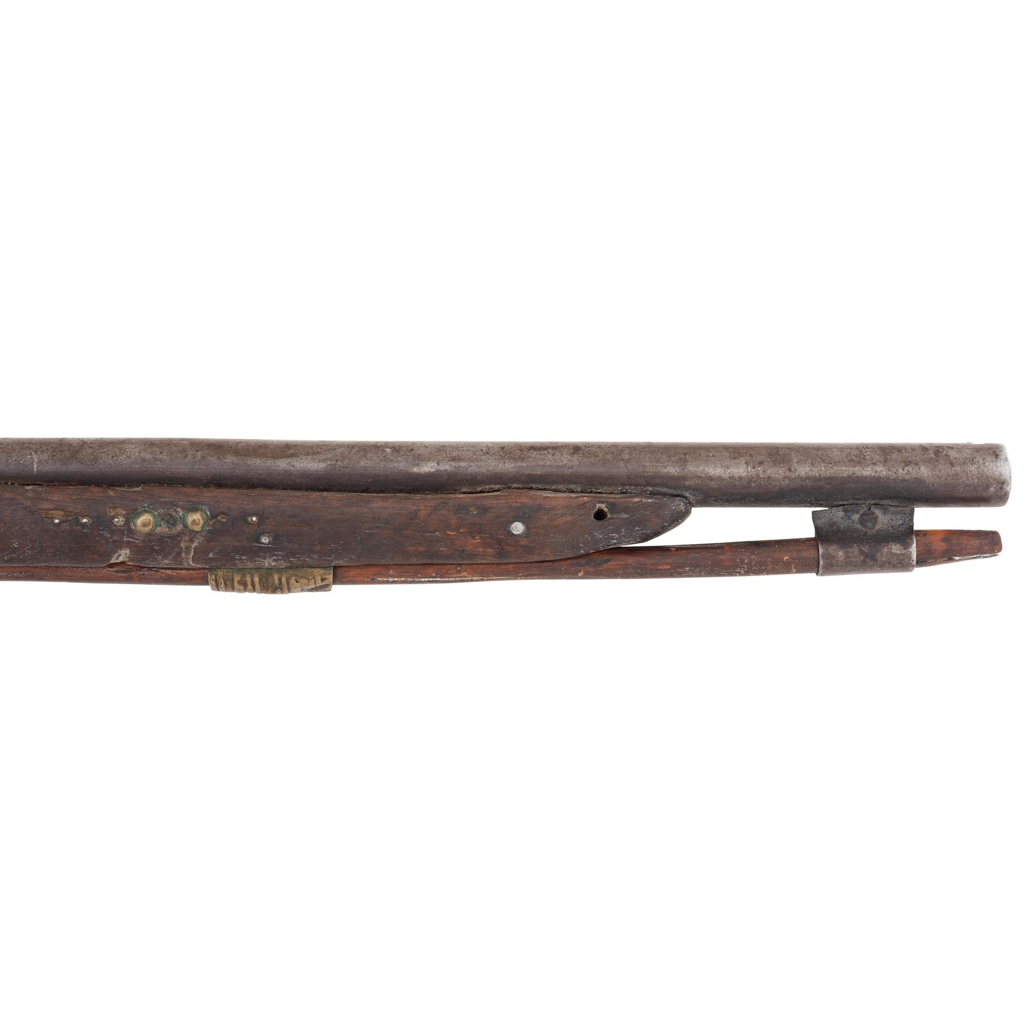 Native Altered Percussion Trade Gun by Isaac Hollis & Sons