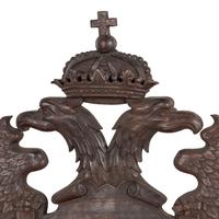 A Continental Carved Oak Wall Plaque