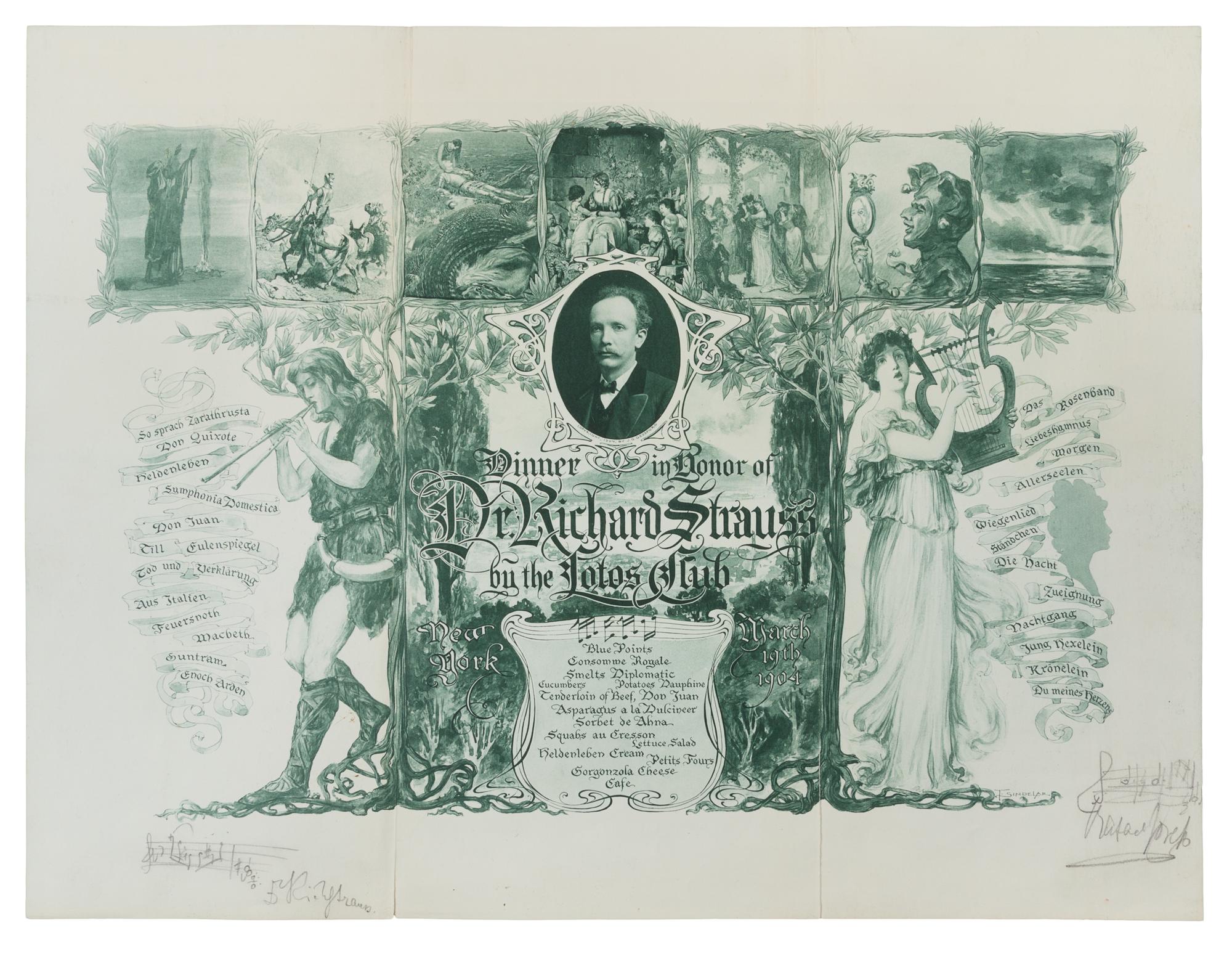 [MUSICIANS - EUROPEAN]. A group of 3 manuscripts, comprising: