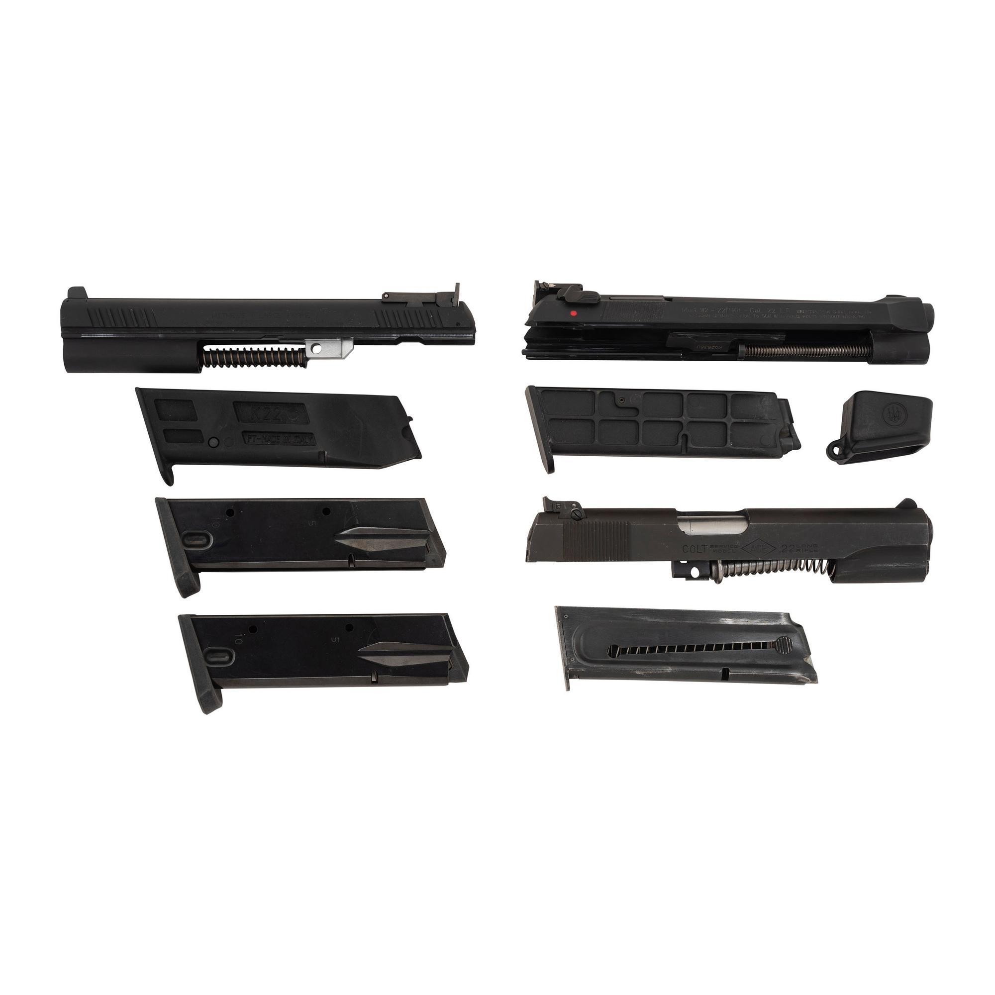 Lot of Three .22 Conversion Kits Including Colt Service Model Ace .22 LR Conversion Kit