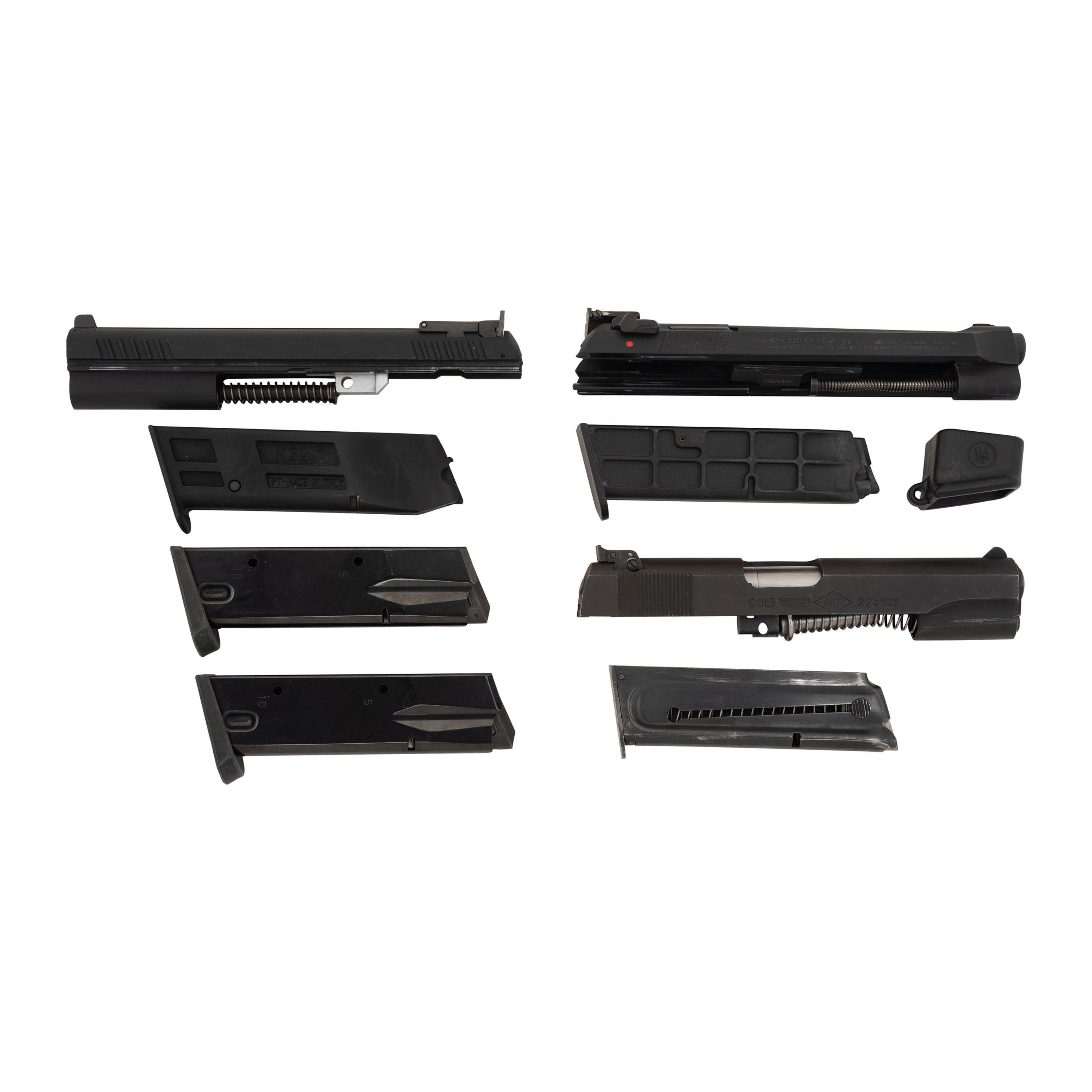 Lot of Three .22 Conversion Kits Including Colt Service Model Ace .22 LR Conversion Kit