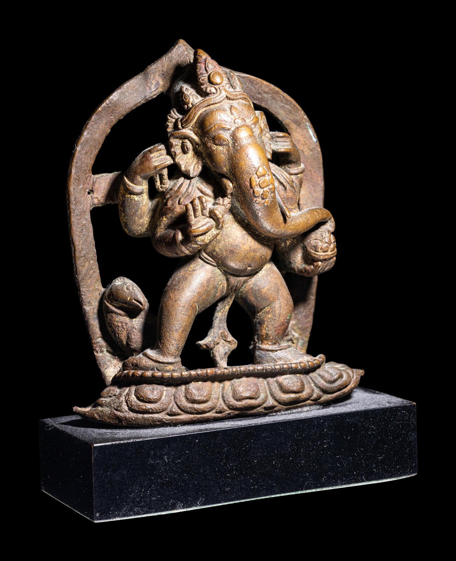 Five Nepalese Bronze Figures of Deities