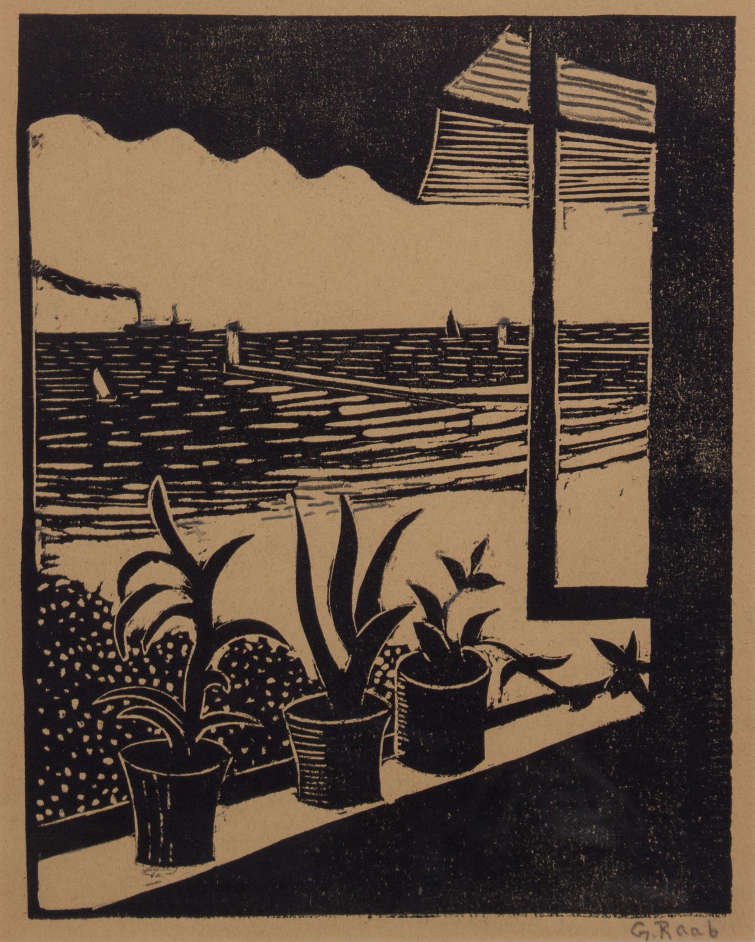 George Raab, (Wisconsin, 1866-1943), Potted Plants