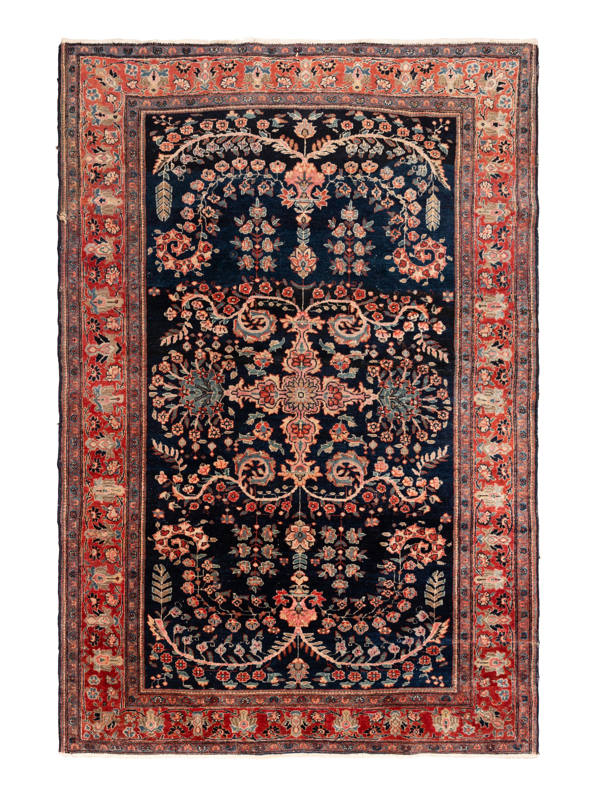 A Sarouk Wool Rug