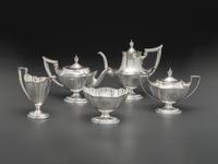 An American Silver Five Piece Tea and Coffee Service