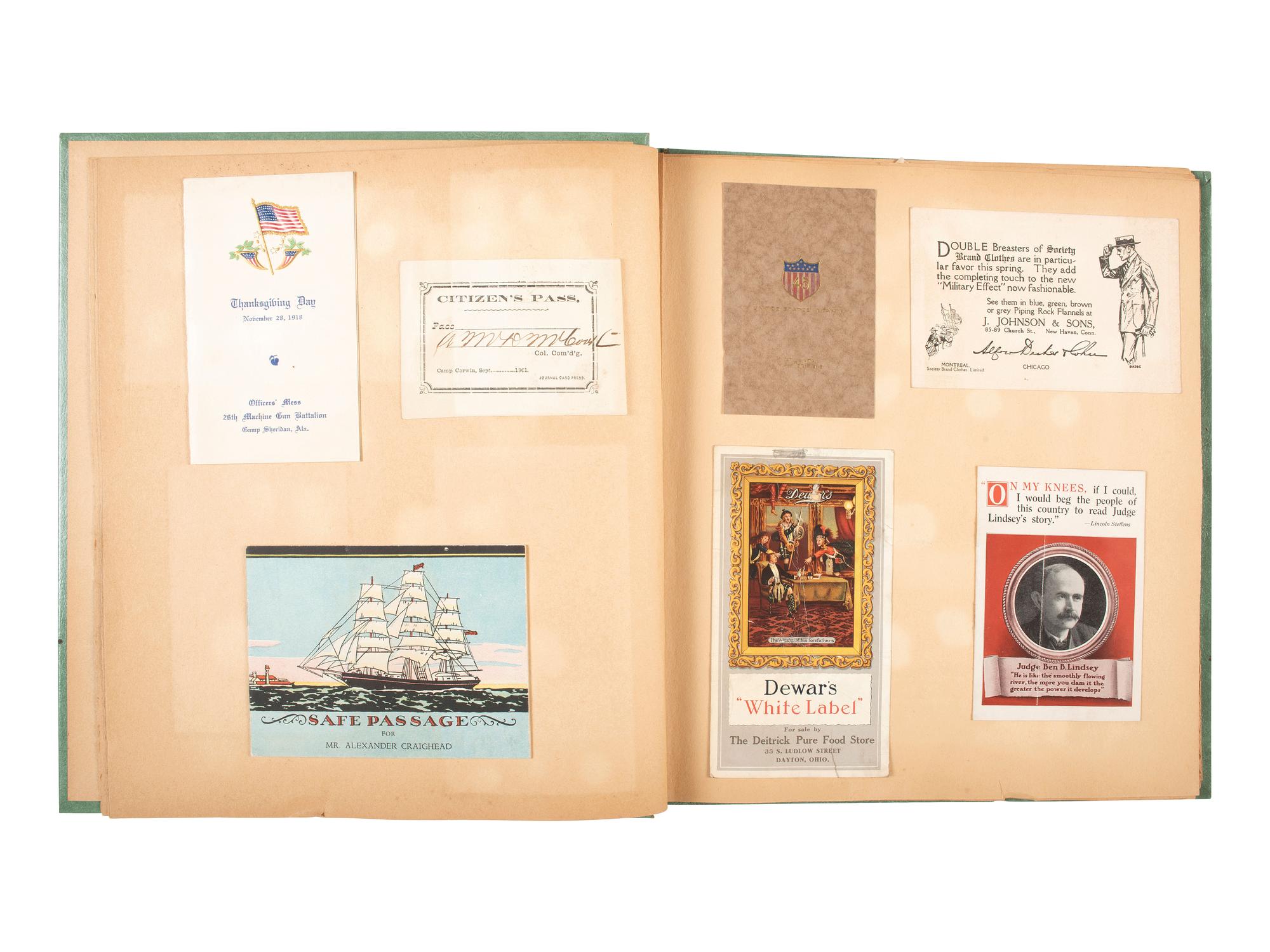 [CIVIL WAR] -- [SPANISH-AMERICAN WAR]. MCCOOK, General Alexander McDowell (1831-1903), BAKER, Lucianna McCook (1864-1923). Scrapbooks, letters, and photographs associated with the McCook family.