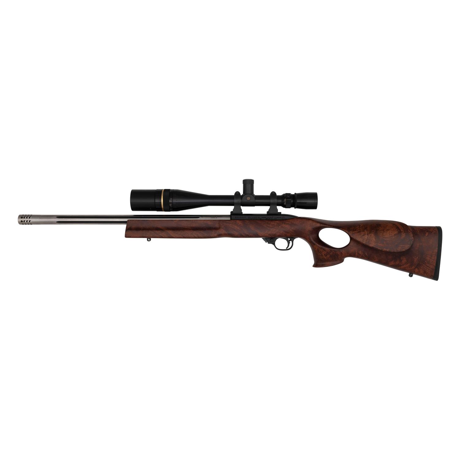 *Ruger 10/22 with Volquartsen Mossad Barrel and Leupold Scope