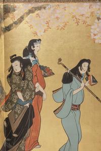 A Japanese Paper Four-Panel Screen