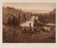 [Native American]. Curtis, Edward S. (1868-1952). A group of 9 large photogravures, comprising: