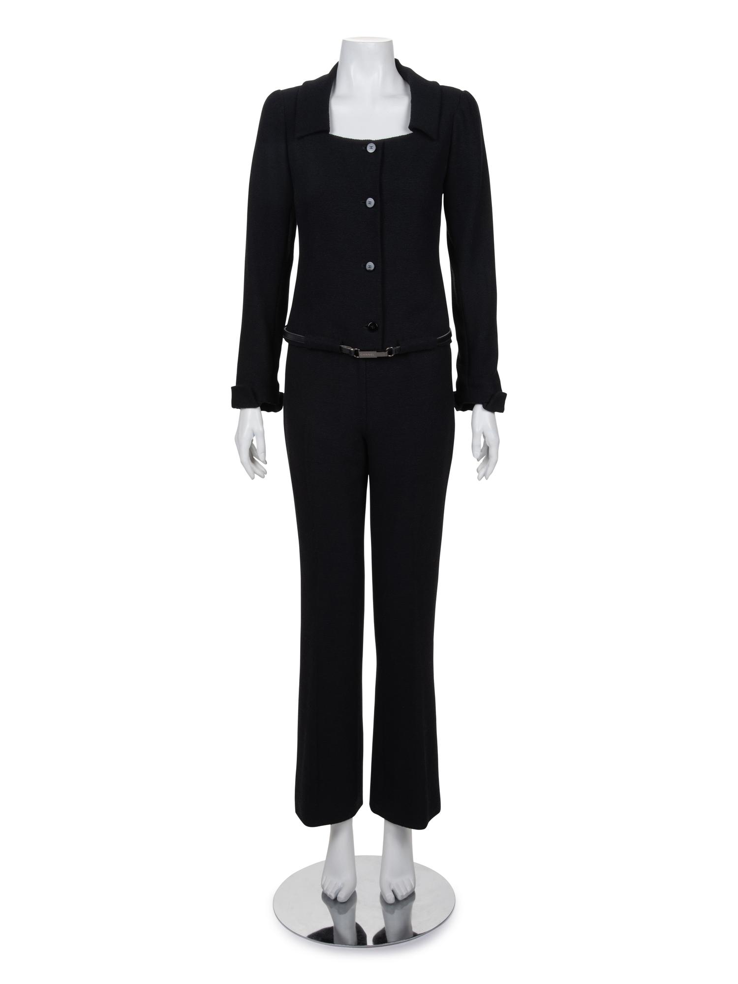 Chanel Wool Two-Piece Pant Ensemble, Fall 2000