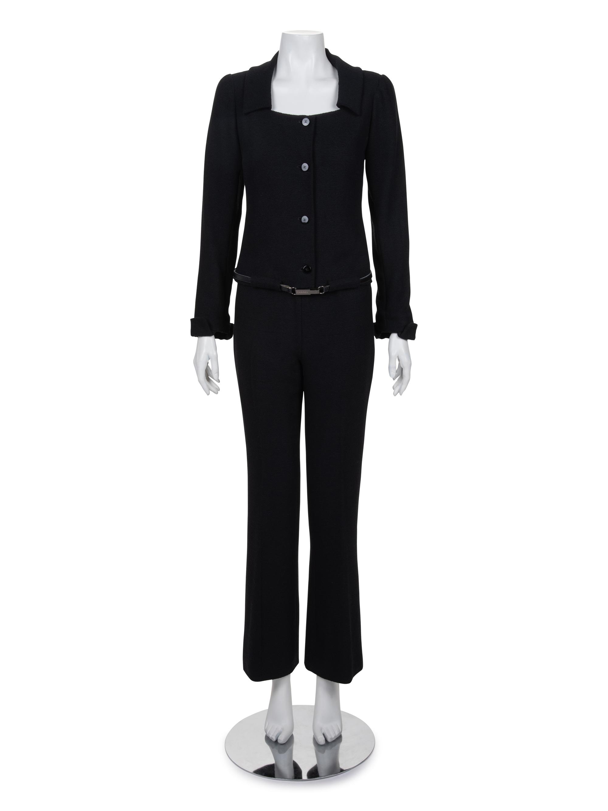 Chanel Wool Two-Piece Pant Ensemble, Fall 2000
