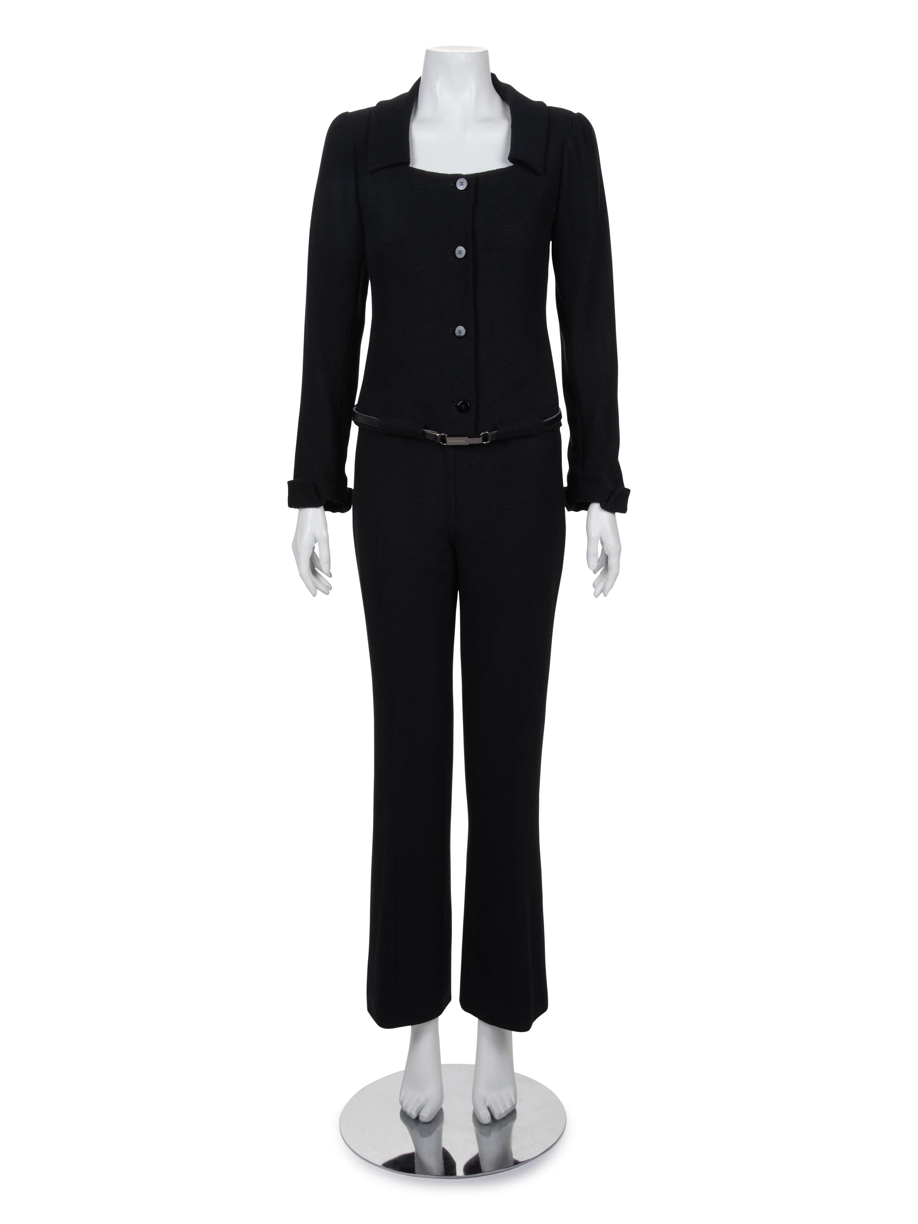 Chanel Wool Two-Piece Pant Ensemble, Fall 2000
