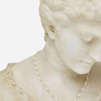 William Couper (American, 1853–1942) Bust of Evangeline