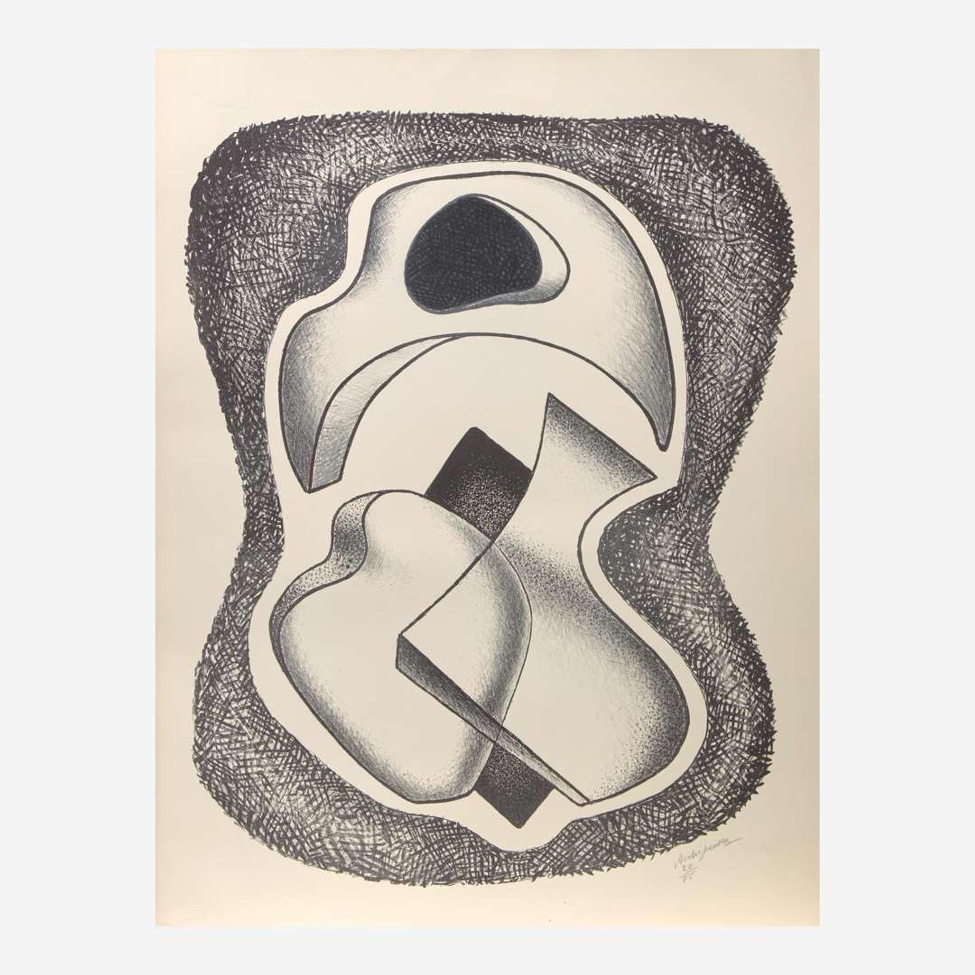Alexander Archipenko (American/Ukrainian, 1887-1964) Les Formes Vivantes