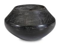 Blackware Pottery Jar, 1923-1925