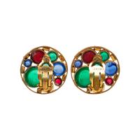 Chanel, Gripoix Openwork Ear Clips