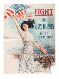 [WORLD WAR I]. A group of 11 posters, including 4 featuring artwork by Howard Chandler Christy, comprising: