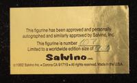 A Joe Montana Signed Autograph Salvino Figure,