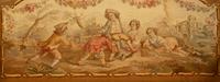 A Louis XVI Style Giltwood Settee with Tapestry Upholstery — LATE 19TH CENTURY