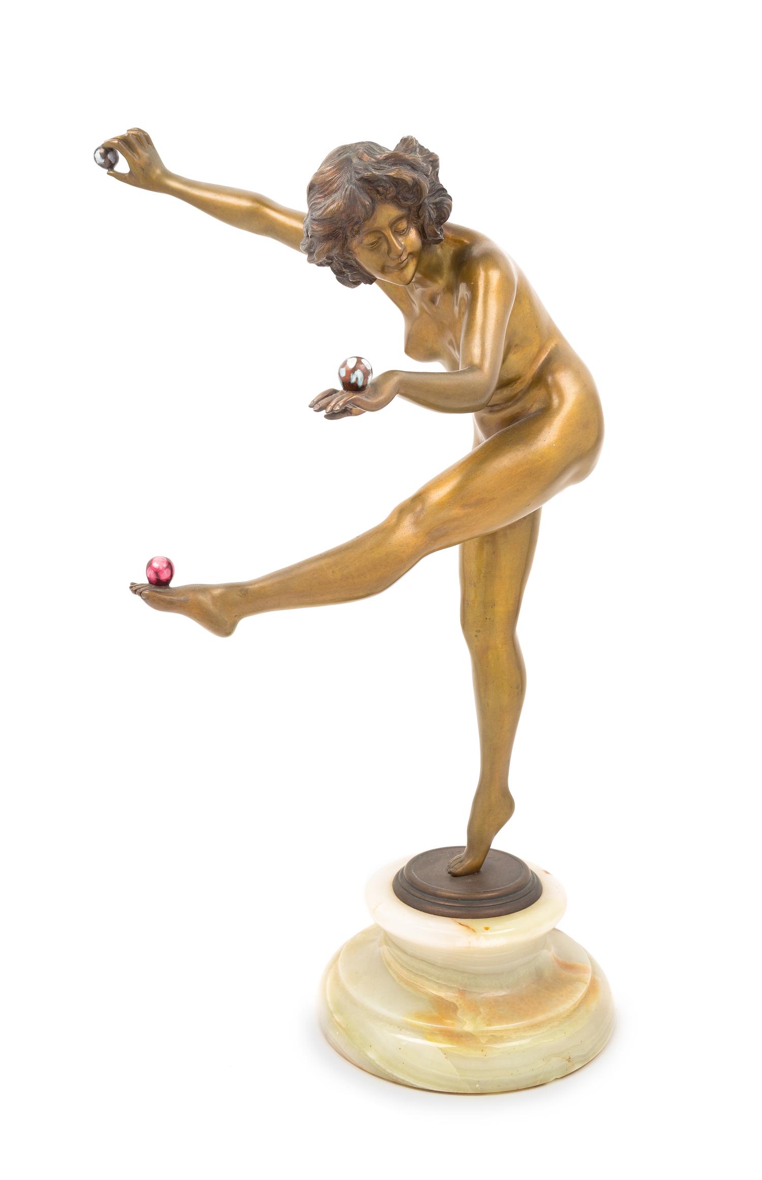 Claire Jeanne Roberte Colinet, (French, 1880-1950), Juggler